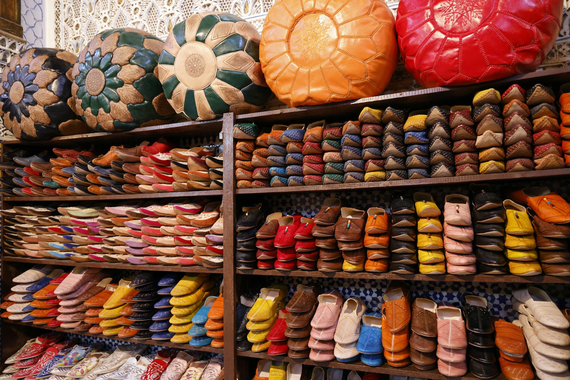 Souk au Maroc